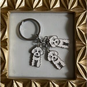 Poodle keychain LAST ONE